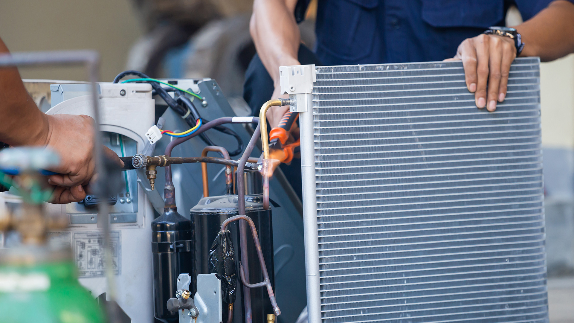 Instandhaltung und Reparaturen von Kälteanlagen- und Klimatechnik